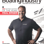 Paul Singer on the cover of Supreme Boats industry magazine.