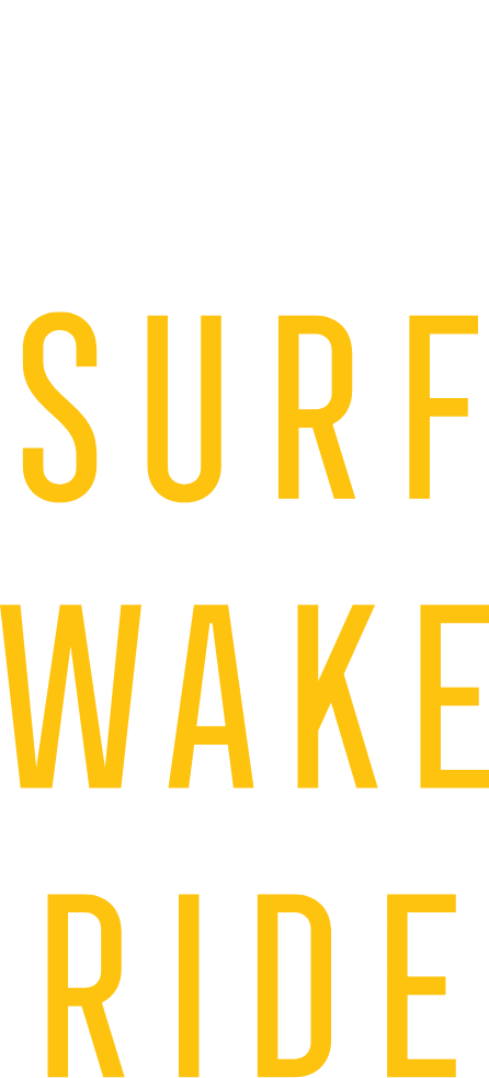 Logo for Supreme Boats' surf wake ride.