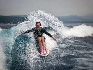 Grant Korgan wake surfing