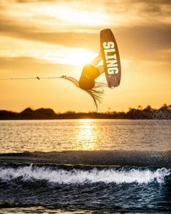Taylor McCullough wakeboarding